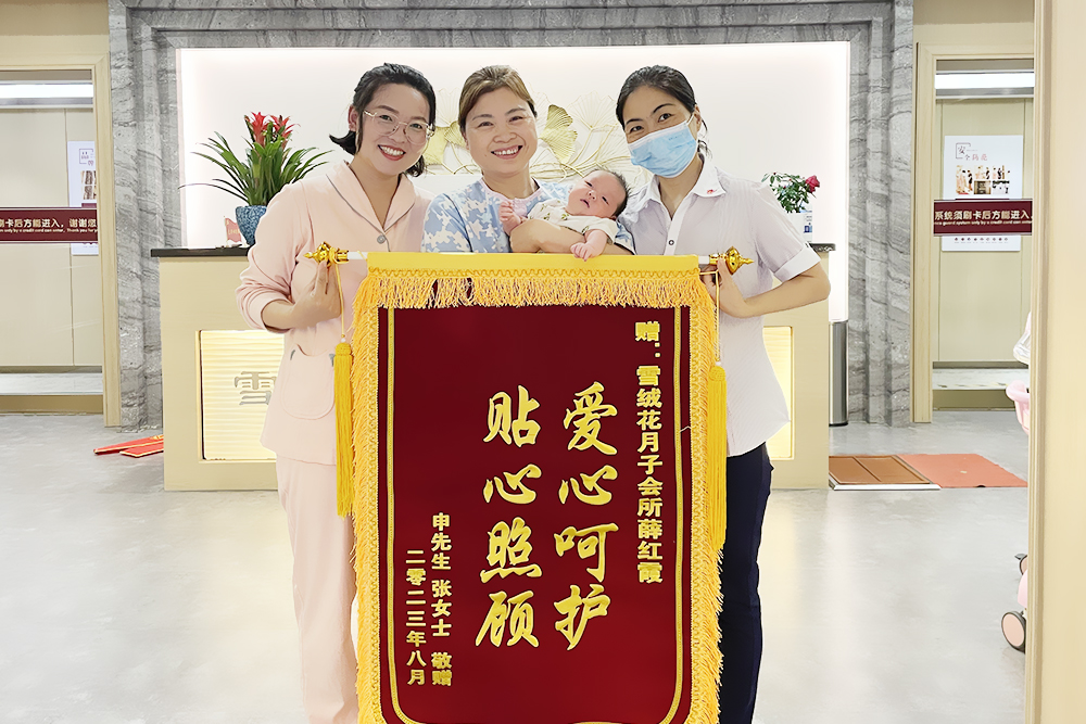 雪绒花锦旗